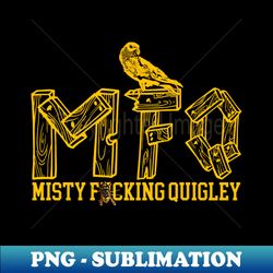 MFQ - Misty F Quigley - Wood - High-Resolution PNG Sublimation File - Instantly Transform Your Sublimation Projects