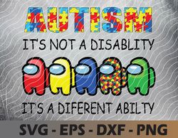Autism Svg| Among Us Autism svg| Autism Puzzle Svg| Autism Awareness Svg svg, png, eps, download file