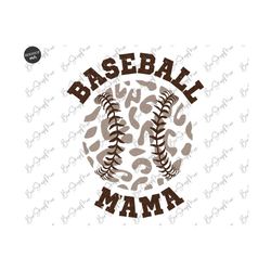 baseball mama leopard png, baseball mom shirt png, baseball clipart, game day png, baseball sublimation design transfer, leopard baseball