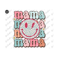 Mama PNG, Sublimation Png, Retro Mama Png, Sublimation Design, Mom Png, Mama Shirt Design, Mother's Day, Digital Download