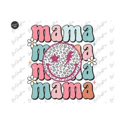 Mama PNG, Mama Retro Happy Png, Mama Lightning Bolt Png, Sublimation Png, Groovy, Sublimation Design, Mother's Day Png, Digital Download
