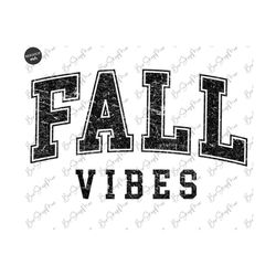 Fall Vibes PNG, Fall PNG, Halloween PNG, Varsity Design, Retro Fall Png, vintage, Pumpkin Season, Instant Download, Sublimation Design