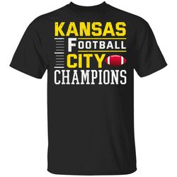 Kansas City Football Champions Vintage KC Distressed Gift TShirt