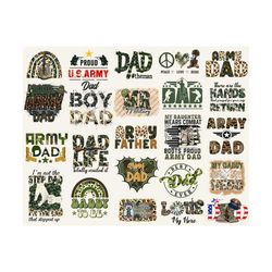 30 Army Dad Png Bundle, Military Dad Sublimation Png, Fathers Day Png, Army Boots Png, Dad Png Bundle, Dad Design Png, C