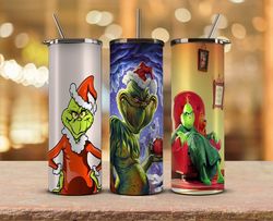 Christmas Tumbler Png,Grinch Png ,Merry Christmas Png,Merry Christmas Svg, Santa Grinch 68