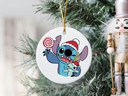 Lilo And Stitch Christmas  Ornament Gift For Friends