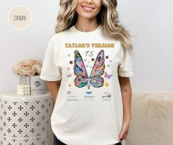 Taylor Swift's Version Shirt, Taylor Swift Butterfly T-Shirt, Taylor Swift's Concert T-shirt, Era 2023 Shirt, Taylor Sw