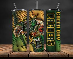 Packers Tumbler Wrap , 3D Nfl Tumbler Wrap, Nfl Mascot Tumbler  25