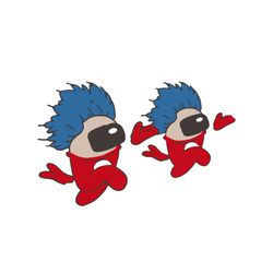 Thing One And Thing Two Svg, Dr Seuss Svg, Thing 1 Thing 2 Svg, Among Us Svg, Among Us Character Svg, Dr Seuss Gifts, Ca