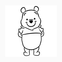 Winnie pooh svg free, cartoon svg, best disney svg files, instant download, shirt design, free vector files, outline svg