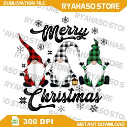 Merry Christmas PNG, snow png, gnomes png, winter png, xmas png,Sublimation Designs Downloads , Instant Download