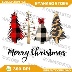 Merry Christmas PNG, Checkered style png, Christmas tree png, xmas ,Sublimation Designs , Instant Download