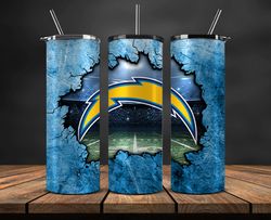 Los Angeles Chargers Tumbler, Chargers Logo NFL, NFL Teams, NFL Logo, NFL Football Png, NFL Tumbler Wrap 18