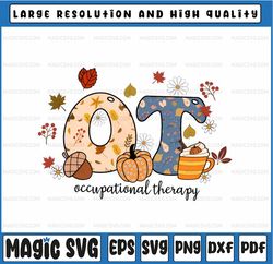 Occupational Therapy Aesthetic Therapy Png, OT Assistant Special Education Halloween Png, Thanksgiving Png, Digital Down