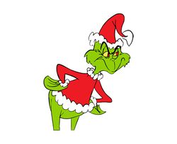 Grinch Christmas SVG, christmas svg, grinch svg, grinchy green svg, funny grinch svg, cute grinch svg, santa hat svg 237