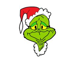 Grinch Christmas SVG, christmas svg, grinch svg, grinchy green svg, funny grinch svg, cute grinch svg, santa hat svg 239