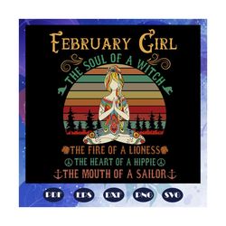 February Girl Svg, Girl Born In February Svg, Queens Born In February Svg, Birthday For Silhouette, Files For Cricut, SV