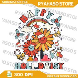 Happy Holi_daisy PNG, Sunflower Png, raibow Png, happy, digital, INSTANT DOWNLOAD,Sublimation Design