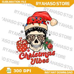 Christmas Vibes PNG, skeleton Chritmas Png, coffe Png, light Png, Merry Christmas Png, Digital, Instant Download
