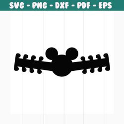 Ear saver micky svg free, ear saver svg, disney svg, instant download, silhouette cameo, free vector files, micky head s