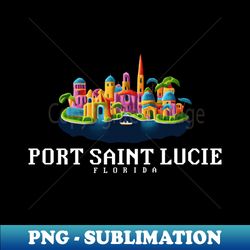 Port Saint Lucie Florida - Artistic Sublimation Digital File - Create with Confidence