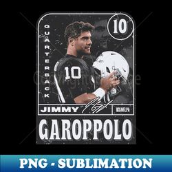 Jimmy Garoppolo Las Vegas Card - High-Quality PNG Sublimation Download - Unleash Your Inner Rebellion