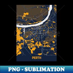 Perth - Australia Bluefresh City Map - Instant Sublimation Digital Download - Boost Your Success with this Inspirational PNG Download