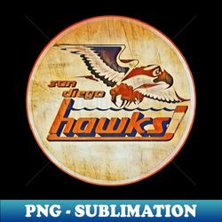San Diego Hawks Hockey - Sublimation-Ready PNG File - Create with Confidence