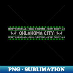 Oklahoma City Christmas - Premium PNG Sublimation File - Bold & Eye-catching