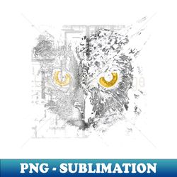 Cat owl - PNG Transparent Digital Download File for Sublimation - Create with Confidence
