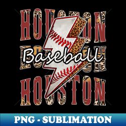 Graphic Baseball Houston Proud Name Team Vintage - Professional Sublimation Digital Download - Boost Your Success with this Inspirational PNG Download