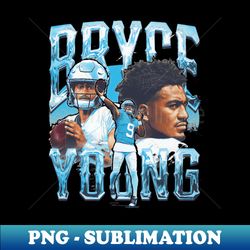 Bryce Young Carolina Vintage - Elegant Sublimation PNG Download - Vibrant and Eye-Catching Typography