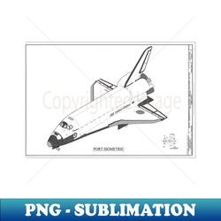 Space Shuttle Diagram - Instant Sublimation Digital Download - Transform Your Sublimation Creations