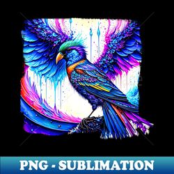 Fantasy Bird Splash - Exclusive Sublimation Digital File - Stunning Sublimation Graphics