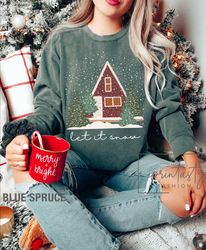 Snow Sweatee,snow sweatshirt, Christmas Sweatshirt, Christmas designsweater, holiday apparel, iPrintasty Christmas Comfo