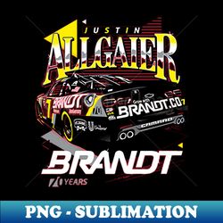 Justin Allgaier Throwback - PNG Transparent Sublimation Design - Add a Festive Touch to Every Day