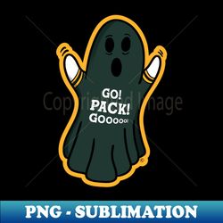 Ghost Green Bay Packers - High-Quality PNG Sublimation Download - Unleash Your Creativity