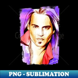 Johnny Depp - Premium PNG Sublimation File - Transform Your Sublimation Creations