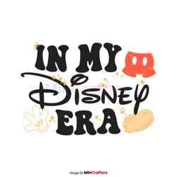 Retro In My Disney Era SVG Graphic Design File