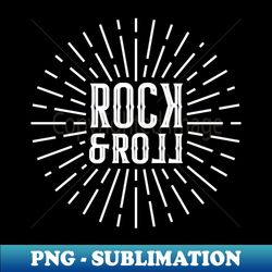 Rock and Roll - Decorative Sublimation PNG File - Perfect for Personalization