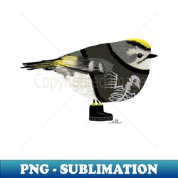 Golden-Crowned Punky Kinglet - High-Resolution PNG Sublimation File - Boost Your Success with this Inspirational PNG Download