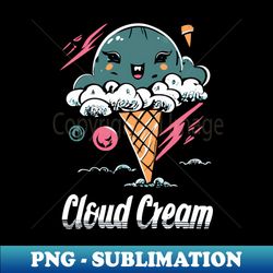 Cloud Cream - Stylish Sublimation Digital Download - Perfect for Sublimation Art