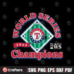 Retro World Series Champions 2023 Texas SVG Download