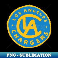 Los Angeles Chargeeees 07 - Retro PNG Sublimation Digital Download - Stunning Sublimation Graphics