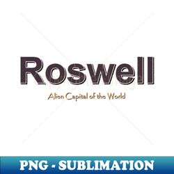 Roswell Grunge Text - PNG Sublimation Digital Download - Vibrant and Eye-Catching Typography