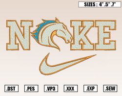 Nike x UT Arlington Mavericks Embroidery Designs, NCAA Embroidery Design File Instant Download