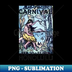 1915 Mid Pacific Carnival Honolulu Hawaii - Professional Sublimation Digital Download - Spice Up Your Sublimation Projects