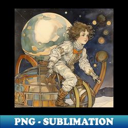 Astronaut drawing - Aesthetic Sublimation Digital File - Spice Up Your Sublimation Projects