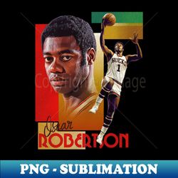 Retro Oscar Robertson Basketball Card - Modern Sublimation PNG File - Defying the Norms