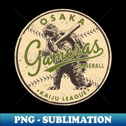 Gameras Baseball Kaiju League by  Buck Tee Originals - Premium Sublimation Digital Download - Vibrant and Eye-Catching Typography